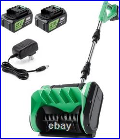 21V 12 Handheld Electric Cordless Snow Shovel with 2x 4.0-Ah Battery and Charger