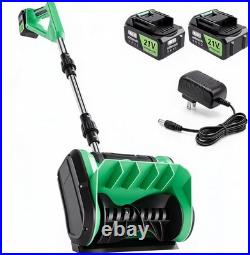 21V 12 Handheld Electric Cordless Snow Shovel with 2x 4.0-Ah Battery and Charger