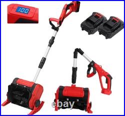 21V Cordless Snow Shovel 12 Electric Snow Blower 2x21V Battery &Charger