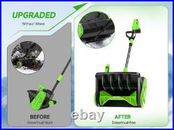 21V Cordless Snow Shovel, 16-Inch Cordless Snow Blower with 2x 3000mah -Kit