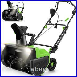 22 Electric Snow Thrower 15 Amp Walk Behind Corded Electric Snow Blower 120V US