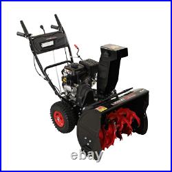 24 In. Two-Stage Gas Snow Blower With Electric Start