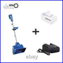 24-Volt Cordless Brushless Snow Shovel Kit, 11-inch, With 5.0-Ah Battery & Charger