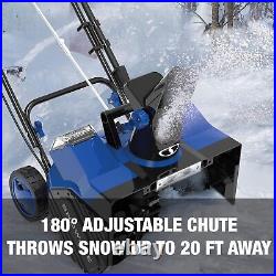 24-Volt Cordless Snow Blower Bundle, 18-Inch Snow Clearing Deck, Auger Assit