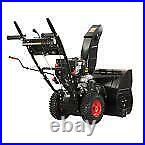24 in. Two-Stage Gas Snow Blower with Electric Start Removal Cleaning Equipment