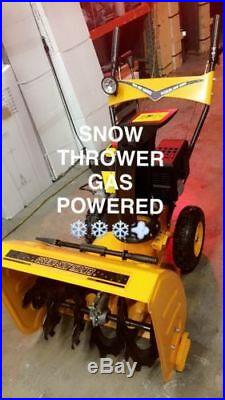 24 inch 212cc Two-Stage Electric Start Gas Snow Blower Snow Thrower 7 HP