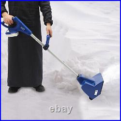 2500RPM Cordless Rechargeable Snow Sweep Thrower Sidewalk Snow Throwing Sweeper