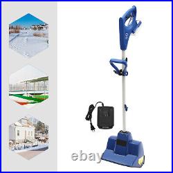 2500RPM Cordless Rechargeable Snow Sweep Thrower Sidewalk Snow Throwing Sweeper