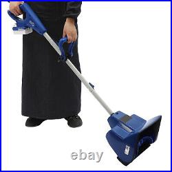 2500RPM Cordless Rechargeable Snow Sweep Thrower Sidewalk Snow Throwing Sweeper