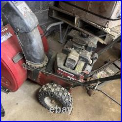 3 Year Old Yard Machine 24Inch Snow Blower 2 Stage Has Electric Start 8hp