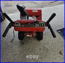 3 Year Old Yard Machine 26 Inch Snow Blower 2 Stage Has Electric Start