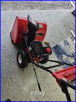 3 Year Old Yard Machine 26 Inch Snow Blower 2 Stage Has Electric Start