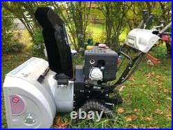30 dual stage beast of a snowblower 302cc 9hp with tank tracks