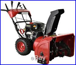 30 inch 302cc Two-Stage Electric & Recoil Start Gas Snow Blower Snow Thrower