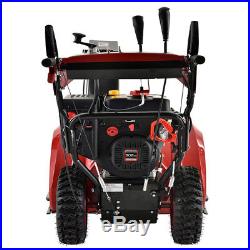 30 inch 302cc Two-Stage Electric & Recoil Start Gas Snow Blower Snow Thrower