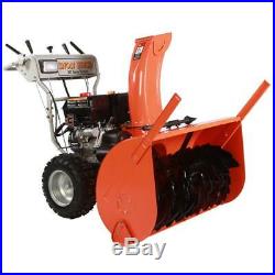 302cc 30 Two Stage Electric Start Gas Snowblower Shovel Lawn Patio Snow Thrower