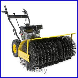 31 Walk-Behind Snow Sweeper Power Brush Broom Mower 7hp Gas-Powered Engine