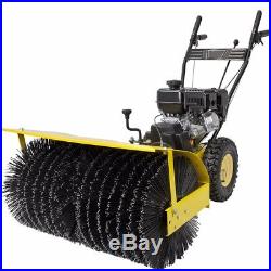 31 Walk Behind snow Sweeper Power Brush Broom Industrial 7hp Gas Engine