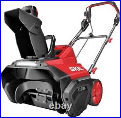 40 Brushless 40V 20 in. Single Stage Snow Blower Kit 30'ft Throwing Distance Red