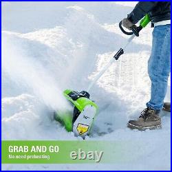 40V 12 Cordless Snow Shovel Battery Powered Battery and Charger Included