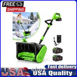 40V 13 Electric Cordless Snow Shovel with 2 4.0-Ah Battery & Charger 16000RPM