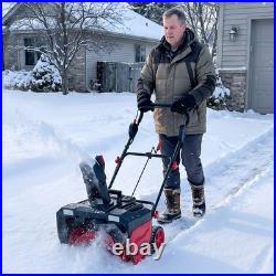 40V (2X20V) 21 Cordless Snow Blower with Brushless Motor & 2 Batteries Blower