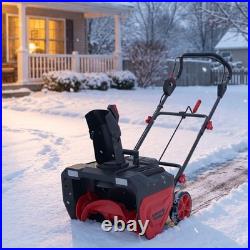 40V (2X20V) 21 Cordless Snow Blower with Brushless Motor & 2 Batteries Blower