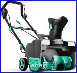 40V Cordless Snow Blower Brushless Motor 20 Width withLED Light&Battery Brushless