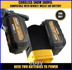 40V Cordless Snow Shovel Compatible with Dewalt 20V MAX Battery(Tool Only), Elec 40V Cordless Snow Shovel Compatible with Dewalt 20V MAX Battery(Tool Only), Elec