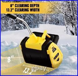 40V Cordless Snow Shovel Compatible with Dewalt 20V MAX Battery(Tool Only), Elec 40V Cordless Snow Shovel Compatible with Dewalt 20V MAX Battery(Tool Only), Elec