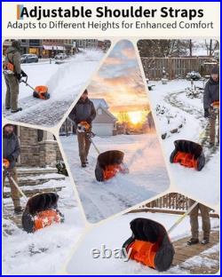 43CC Gas Powered Snow Shovel, 2.0HP 2-Stroke Snow Blower with 10x6 Clearing Path