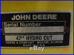 47 Hydro Cut John Deere snow blower pto hitch mount