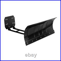 48in Snow Plow, Heavy Duty Steel Push Snow Blade for Most ATVs & UTVs
