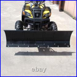 48in Snow Plow, Heavy Duty Steel Push Snow Blade for Most ATVs & UTVs