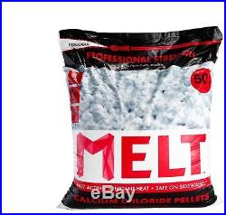50 lb MELT Professional Strength Calcium Chloride Pellets Ice Melter Re-Sealable