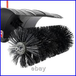 52CC Gas Power Nylon Brush Broom Sweeper Walk Behind Snow Sweeper Snow Clean