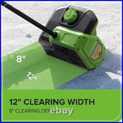 80V 12 Brushless Snow Shovel with Directional Vanes & LED Light 80V 12 Brushless Snow Shovel with Directional Vanes & LED Light