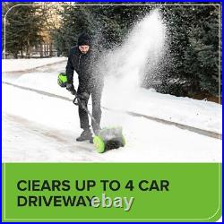 80V 12 Brushless Snow Shovel with Directional Vanes & LED Light 80V 12 Brushless Snow Shovel with Directional Vanes & LED Light