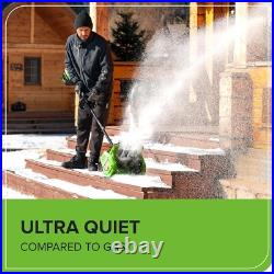 80V 12 Brushless Snow Shovel with Directional Vanes & LED Light 80V 12 Brushless Snow Shovel with Directional Vanes & LED Light