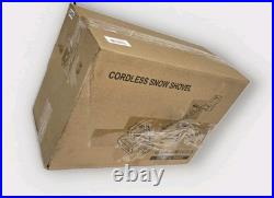9000mAh Cordless Snow Shovel, 17 Brushless Electric Snow Blower Battery Powered