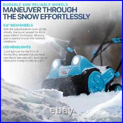 ALPHAWORKS-GUT111 120V Corded Walk-Behind LED Headlights Electric Snow Thrower