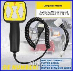 ATVMaster Snowplow Handheld Controller Fit for Meyer Diamond Snow Plow Blade E-4