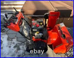 Ariens Professional 28 Hydro Rapidtrak Gas Two Stage Snow Blower used twice