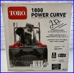 BRAND NEW Toro 1800 Power Curve 18 Electric Snow Blower #38381