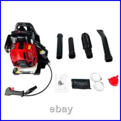 Backpack Gas Leaf Blower 76CC 660CFM 200MPH 4 Stroke Air Cooling Gas Snow Blower