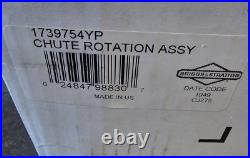 Briggs and Stratton 1739754YP CHUTE ROTATION ASSY OEM Simplicity Free Shipping