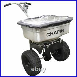 Chapin 82500B 100 LB Stainless Steel Professional Salt Broadcast Spreader