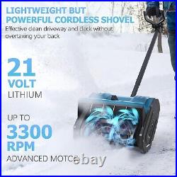 Compact Cordless Snow Shovel with 5000mAh Battery Effortless Winter Cleanup