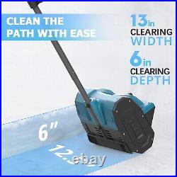 Compact Cordless Snow Shovel with 5000mAh Battery Effortless Winter Cleanup