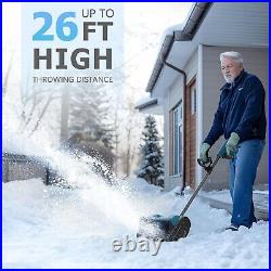 Compact Cordless Snow Shovel with 5000mAh Battery Effortless Winter Cleanup